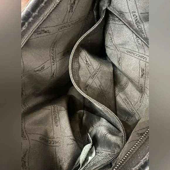 Longchamp Croc Roseau Leather Crossbody - Picture 8 of 14